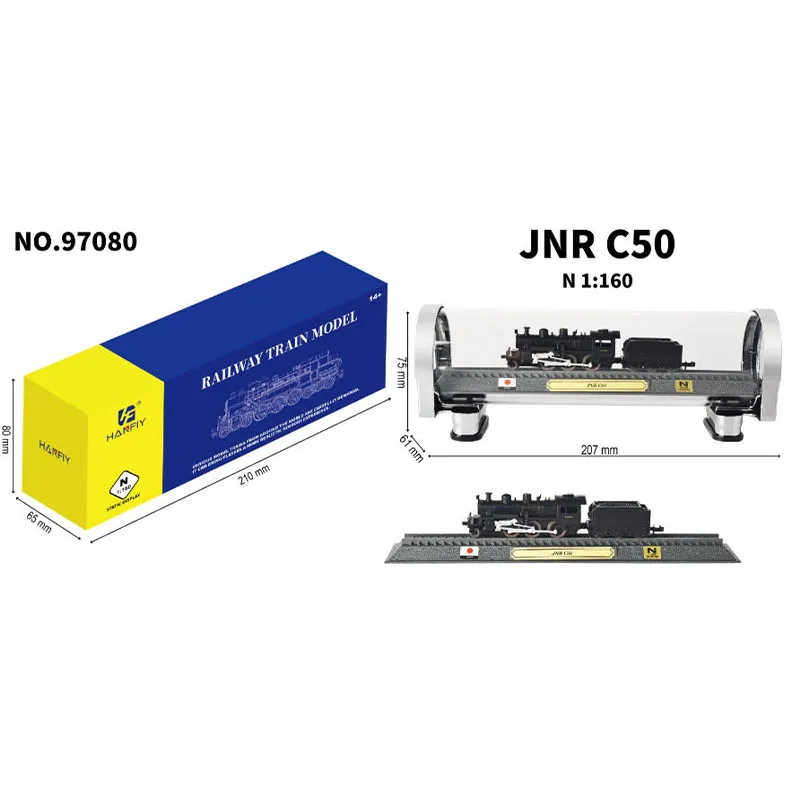 Модель паровоза JNR C50 N-типа в масштабе 1:160, высокоскоростной поезд Shinkansen серии 700, имитационная модель из сплава, статическая демонстрационная модель, подарок