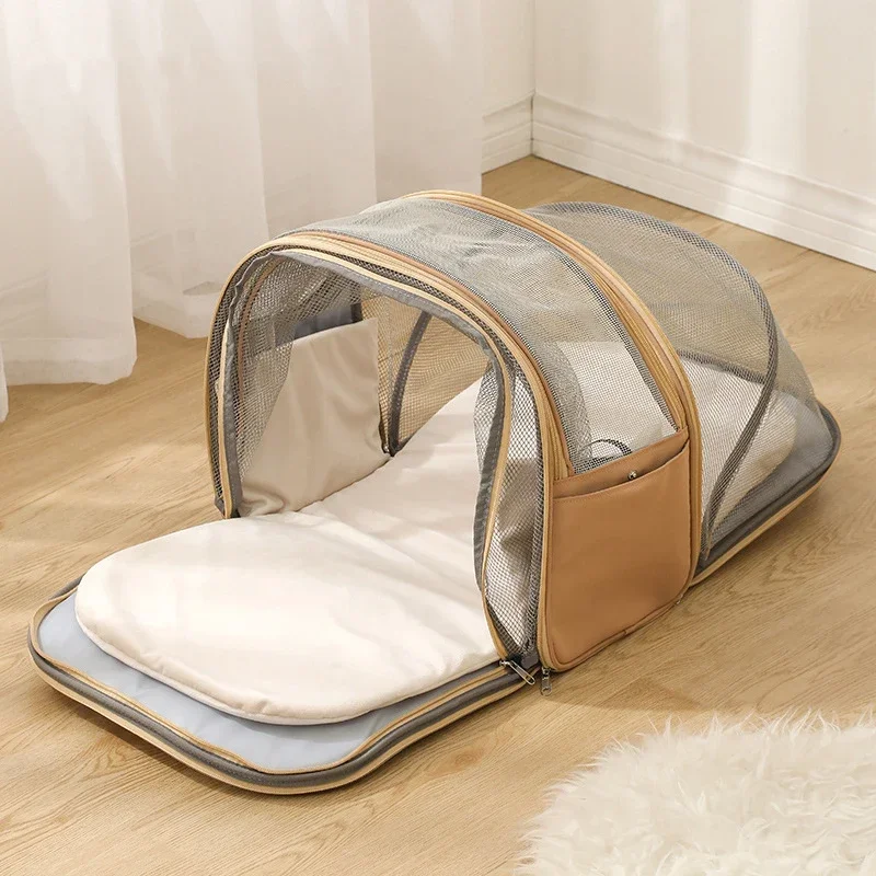 

-Dog Backpack Puppy Handbags Dog Transport Bag Pet Backpack Pet Bag Puppy Pet Shoulder Carrier Bag