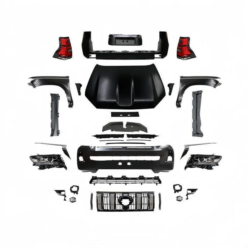 Suitable Prado Dedicated Modification Large Body Kit Front Apron Side Guard Lage Rack Tail Wing Headlights
