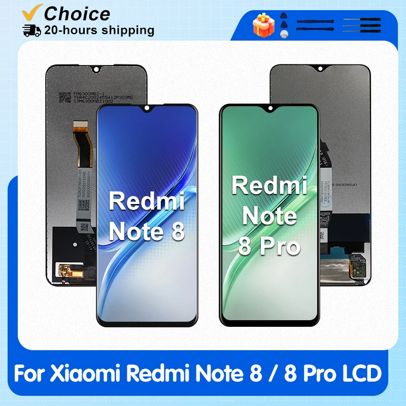 Für Xiaomi Redmi Note 8 LCD Touchscreen Digitizer Baugruppe M1908C3JH M1908C3JG M1908C3JI Für Redmi Note 8 Pro Display-Ersatzteile