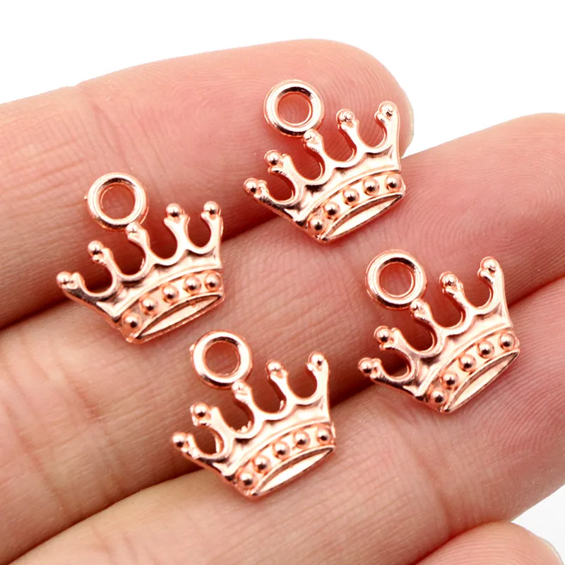 20pcs Charms Crown 13x14mm Tibetan Silver/Bronze Plated Pendants Antique Jewelry Making DIY Handmade Craft