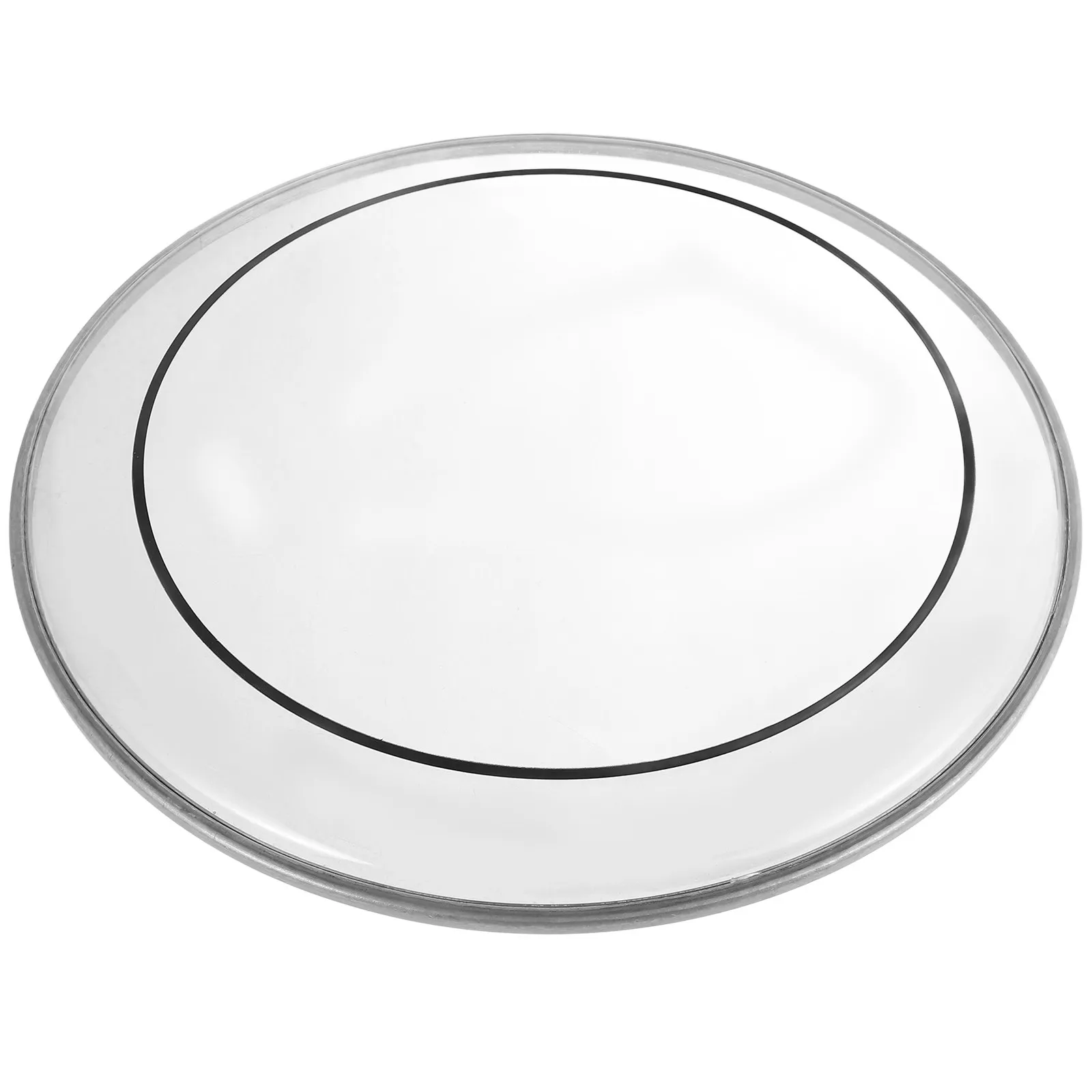 Double-Layer Oil Drum Head White Silent Drum Skin Replacement Practice Pads for Drummers Jazz Practice Pads for Drummers