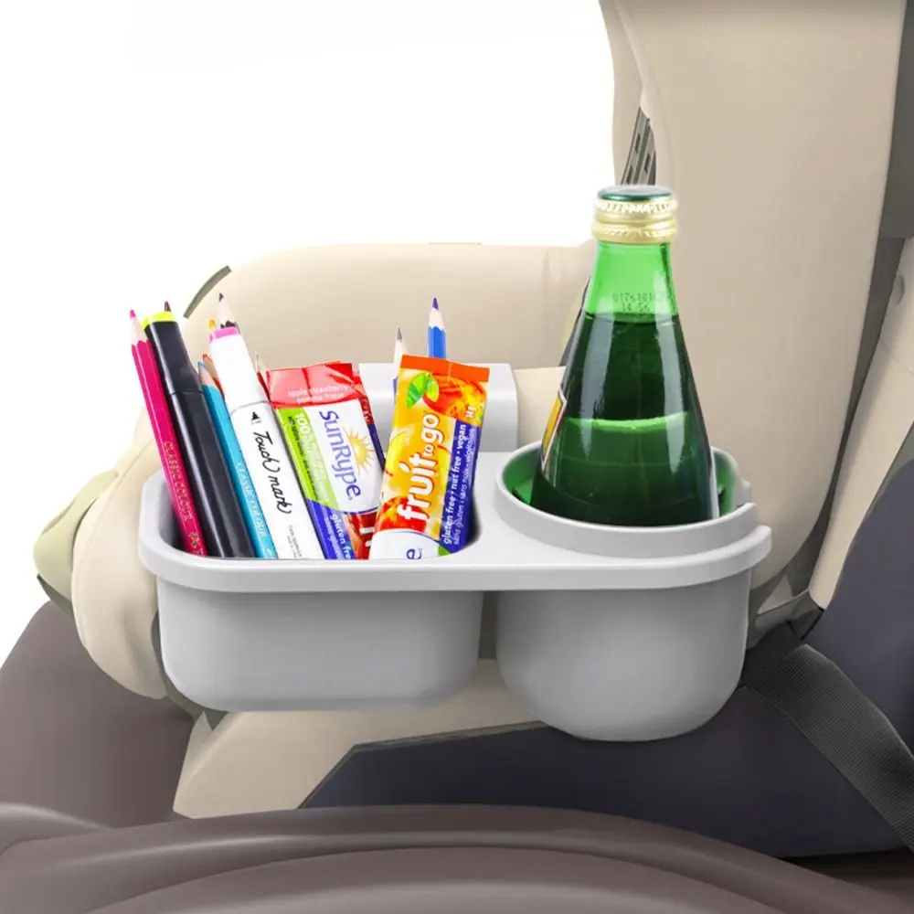 

Water Cup 2 in 1 Baby Stroller Cup Holder Coffee Holder Snack Storage Multifunctional Cup Holder Milk Bottle 2-in-1 Design