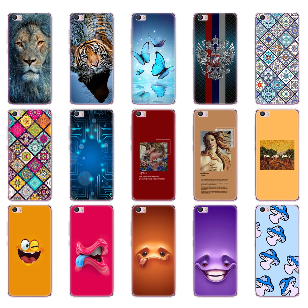 For xiaomi Mi5 Mi 5 M5 Case Soft TPU Painting Phone Cases Cover For xiaomi mi5 mi 5 m5 Silicone cartoon