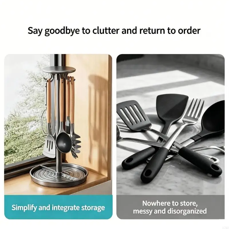 37ME Modern round Storage Solution For Cookware highlighting Smooth Motion