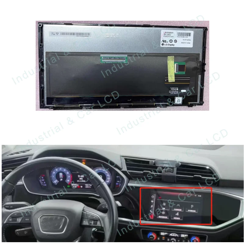 

LA101WH1-SL02 Оригинальный 10,1-дюймовый ЖК-дисплей LA101WH1(SL)(02) с сенсорной панелью для замены навигационного экрана Audi LA101WH1