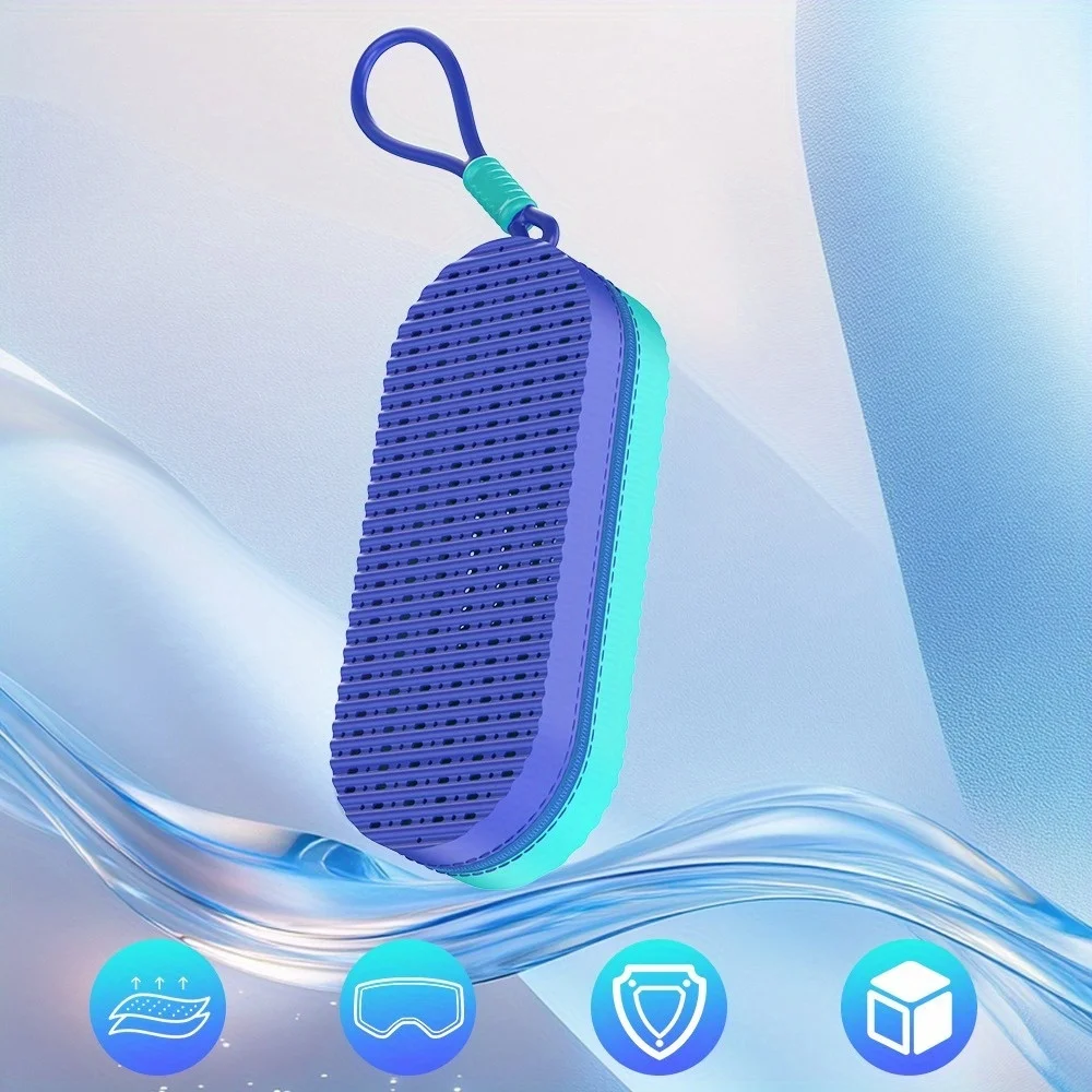 

Силиконовый футляр для плавательных очков: защита от падений, дышащий, устойчивый к царапинам, для хранения защитных очков