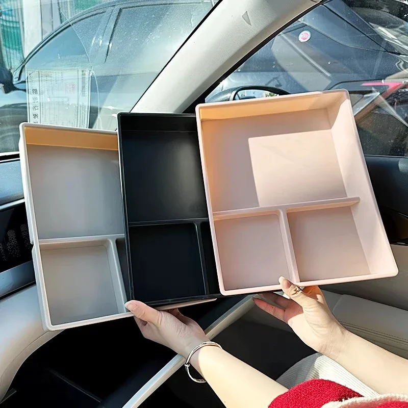 Fit For Geely EX2 Car Passenger Side Storage Box Drawer Divided Organizer Makeup Tray Interior Modified