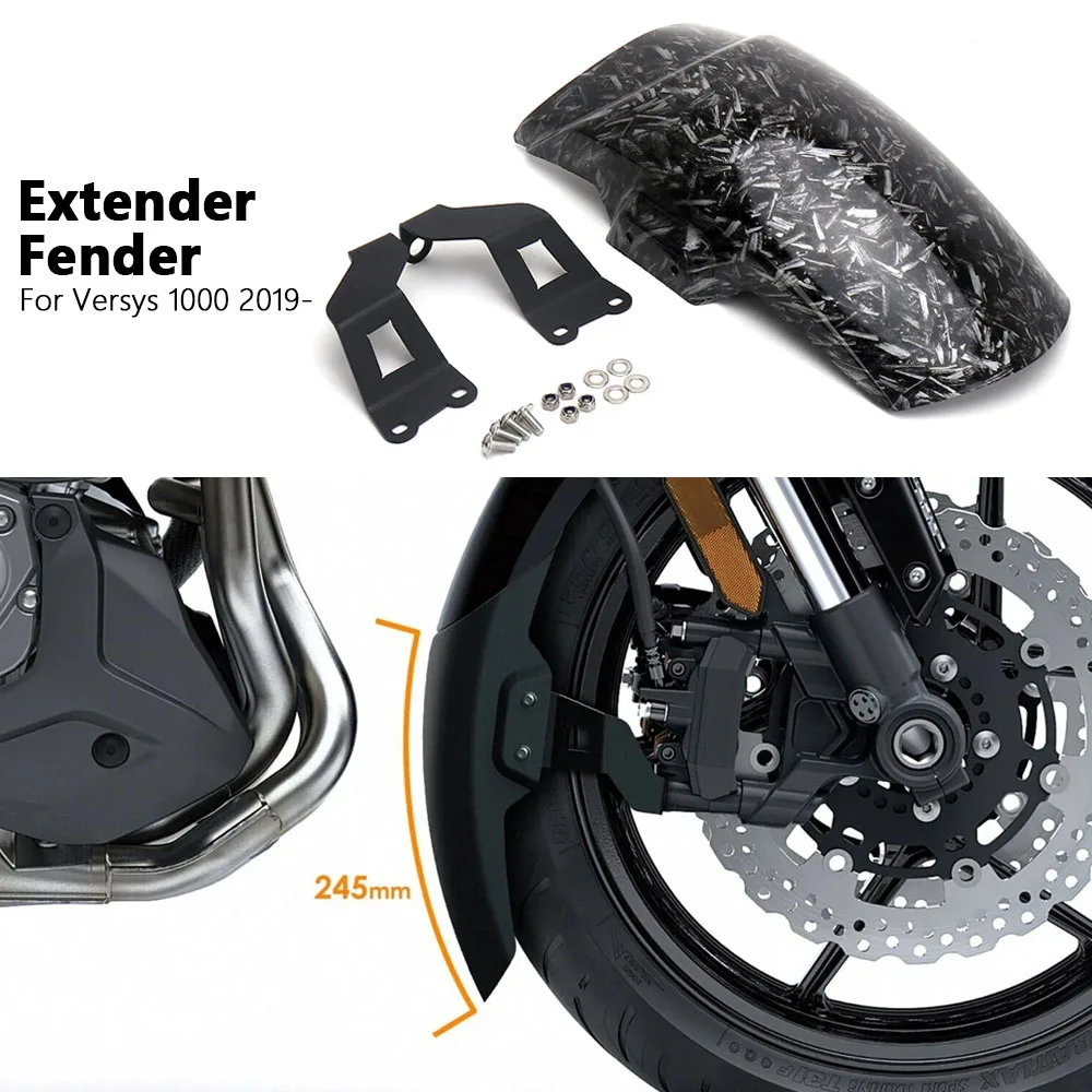 

Motorcycle Front Mudguard Fender Shield Guard Mud For Kawasaki Versys 1000 Versys1000 VERSYS 1000 VERSYS1000 2019-2023 2022