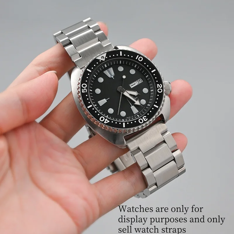 20/22 مللي متر سوار فولاذي ل Seiko SKX007/السلحفاة SRP777/ SBDC101/سامسونج/هواوي سوار الفولاذ المقاوم للصدأ قابل للتعديل ساعة اكسسوارات
