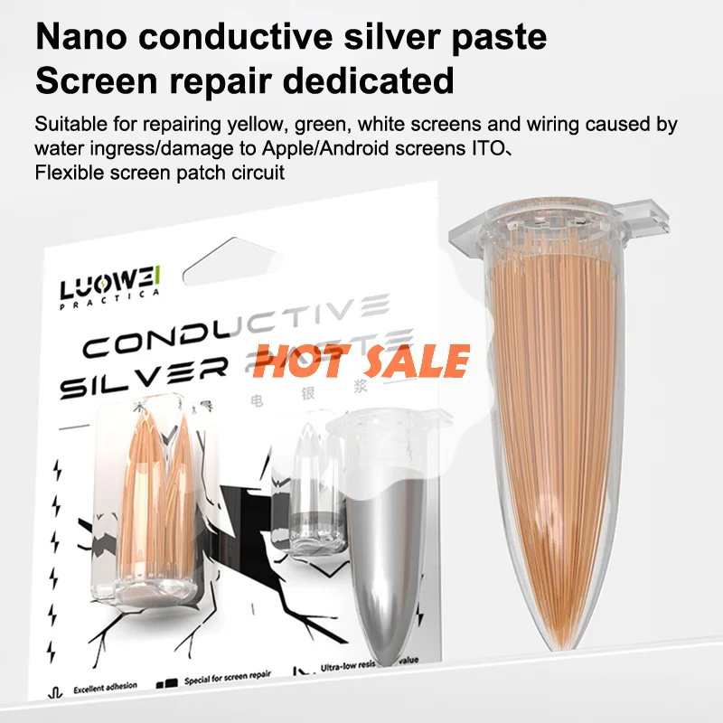 LW-327 Nano Conductive Silver Paste For Mobile Phone Screens Flexible Screen Circuit Repair Circuit Restoration Tool