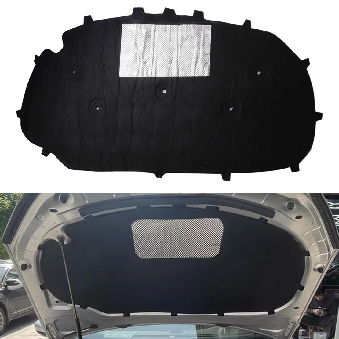 NEW Car Hood Engine Sound Insulation Cotton Pad Thermal Heat Shield 5K0863831 Fit for Volkswagen VW Golf 6 2009-2013
