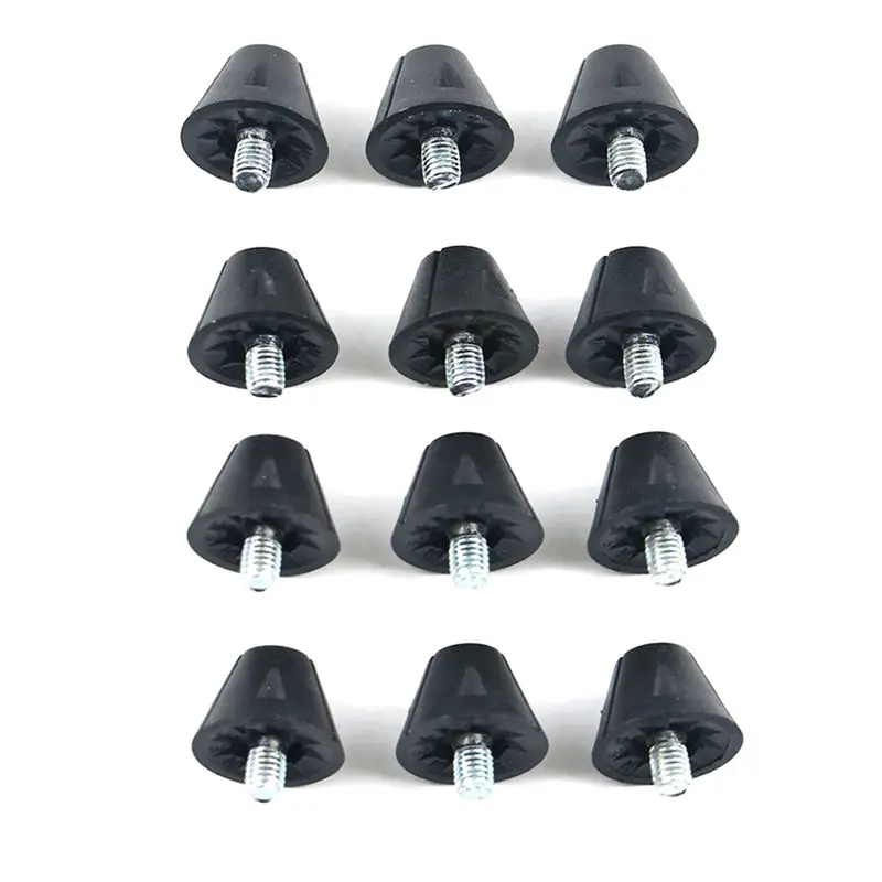 

12Pcs Football Shoe Replacement Spikes 13Mm Professional Football Shoe Studs For 5MM Threaded Football Soccer Shoes-A00E