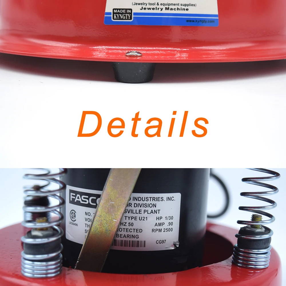 10inch Capacity 3kg Jewelry Tools & Equipment Vibration Polishing Machine Jewelry Polisher Tumbler