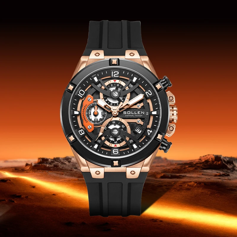 맞춤형 파가니 디자인 스테인리스 스틸 남성용 쿼츠 시계 클래식 기계식 시계 남성용 비즈니스 방수 손목시계