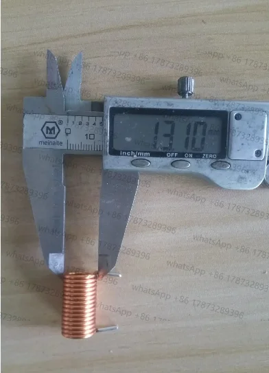 1uh Hollow Coil Inductance QA1.5 Wire Diameter 10 Inner Diameter Audio Single-layer Horizontal Type for Power Amplifier
