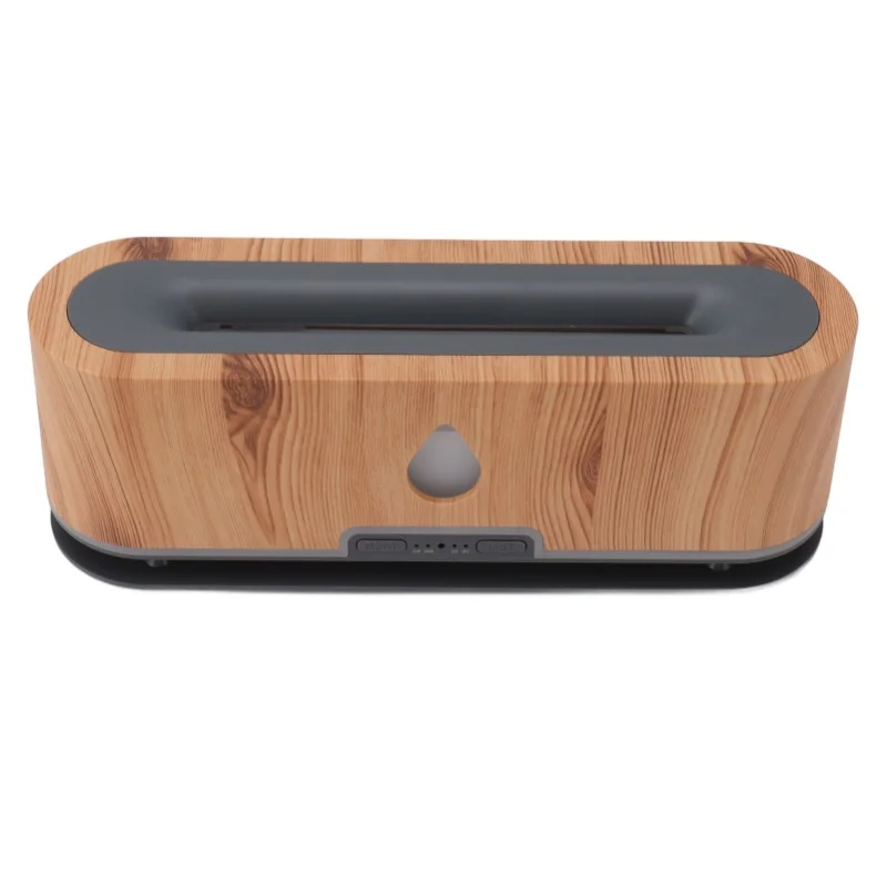Essential Oil Diffuser Coulorful Flame Ultrasonic Aroma Diffuser Humidifier With Remote Control For Home