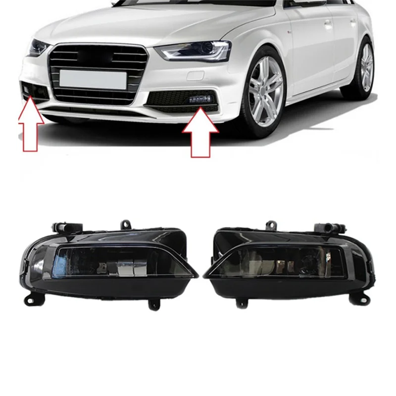 1 Pair Front Bumper Fog Light Assembly Driving Light For  S-Line(A4) S4 B9 2013-2015 8K0941699C 8K0941700C