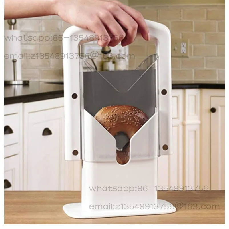 Household Bread Cutter Rack Toast Sharding Aid, Bagel Slicer Baking Mould