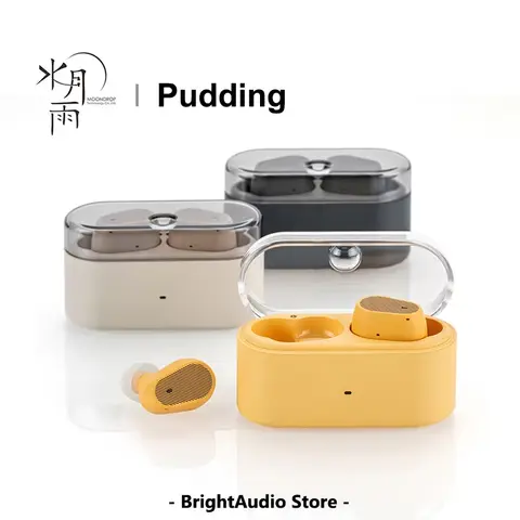 MOONDROP Pudding WTS Earphone True Wireless Stereo ANC AI ENC LHDC-V 10mm Dynamic Driver Interactive DSP Bluetooth 6.0