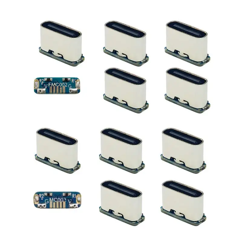 【LM】2Pcs Charging Port For PCB Soldering DIY Repair Adapter USB Connector Type C Female Jack 5Pin SMD SMT Type-C Socket