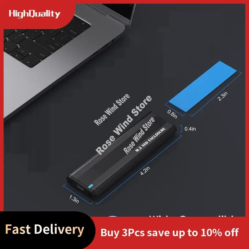 Hot Appliances Black M2 SSD Case NGFF 5Gbps SATA Protocol M.2 To USB 3.1 Gen1 SSD Adapter For NGFF SATA SSD Disk Box M.2 SSD Cas