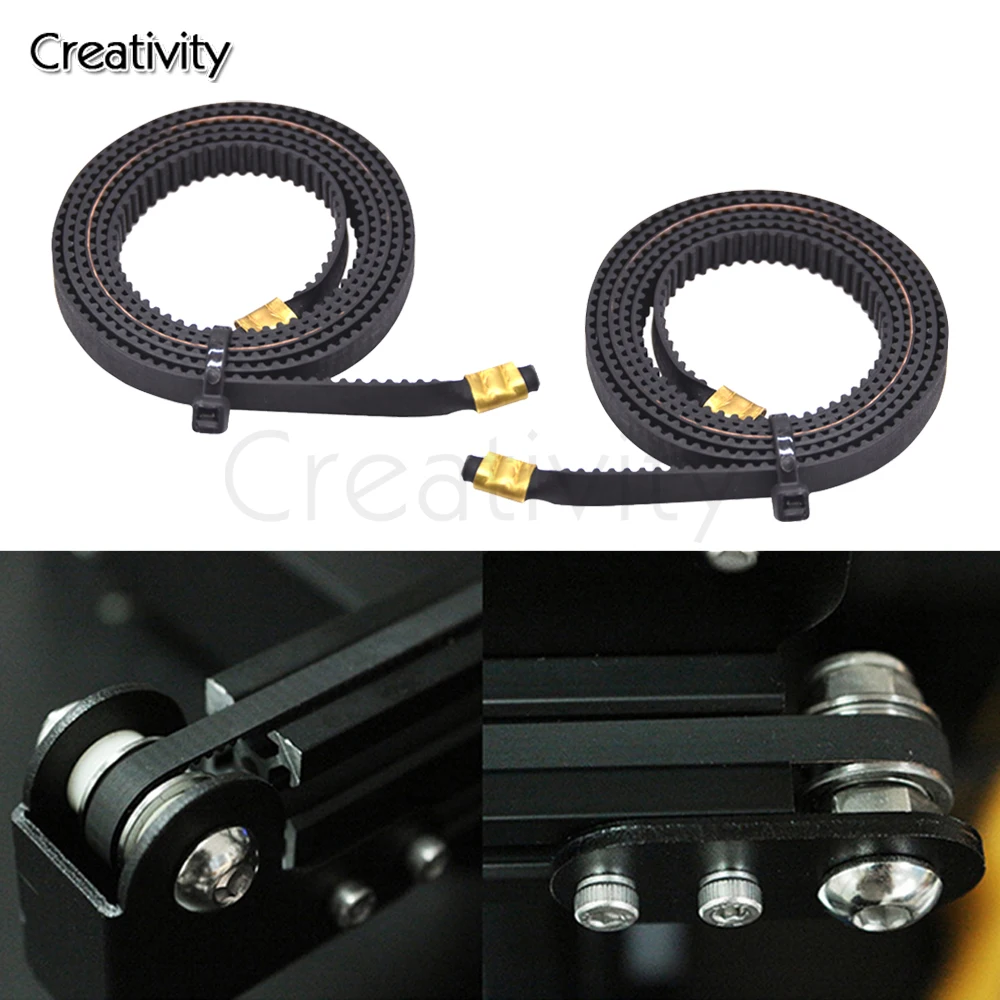 Kobra Synchronous Rubber Belt 2GT Width 6mm XY Axis Timing Belt GT2 Width 8mm with Z Axis Endless Belt for Kobra 2 3D Printer