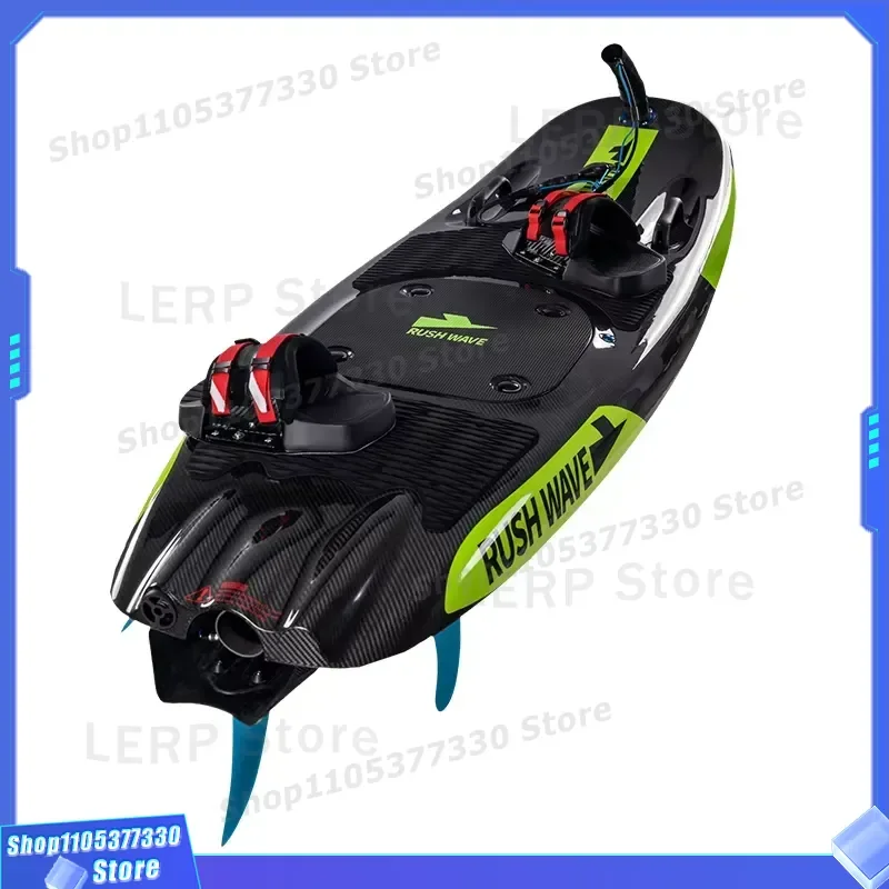 RUSH WAVE Professional 110cc Jet Surfboard Carbon Fiber Powered Surfboard for Sea Surfing