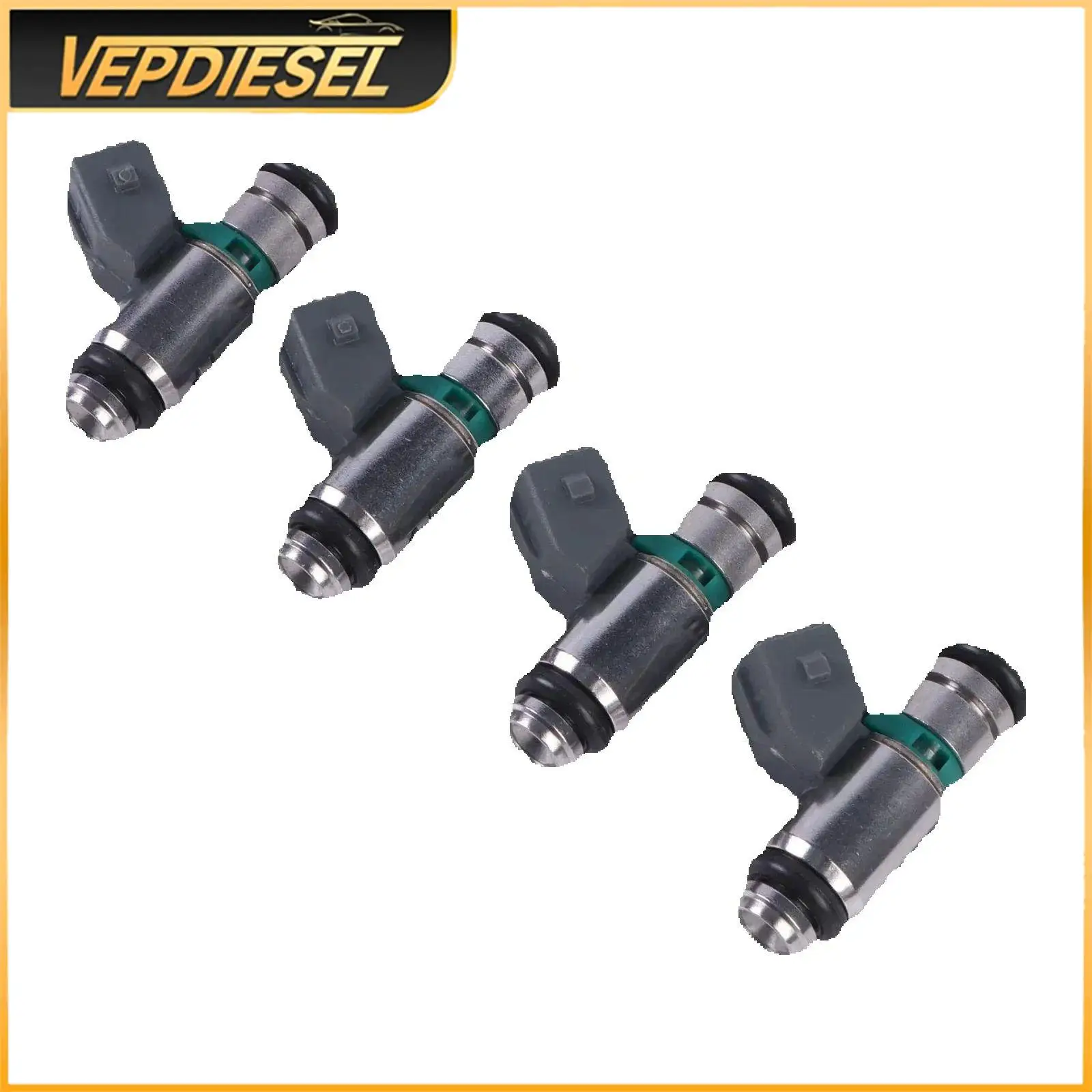 

IWP143 4PCS Fuel Injectors for Renault Clio Megane Laguna Scenic Thalia 1.4L 1.6L 1998-2009