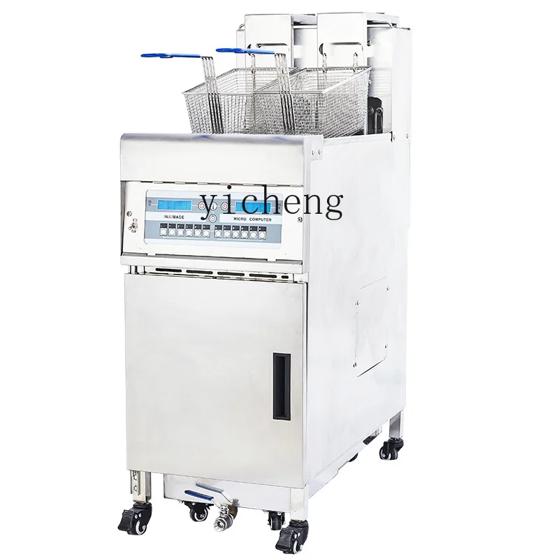 

ZC Automatic Lifting Vertical Electric Fryer Commercial Gas Computer Version Electric Fryer Fryer