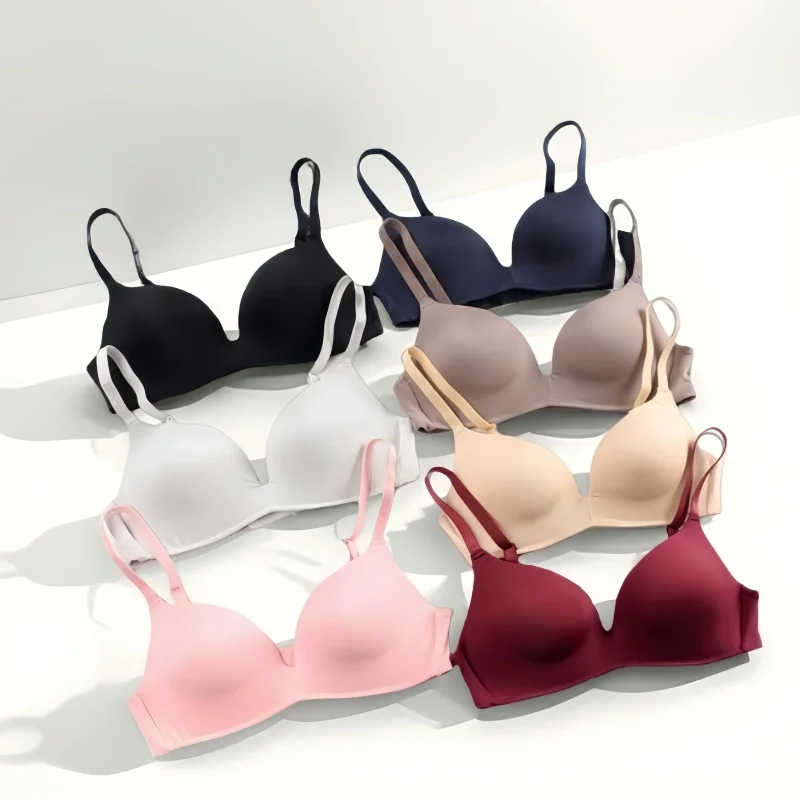 Женские бесшовные бюстгальтеры с мягкой чашкой 3/4, невидимый бюстгальтер пуш-ап без косточек, удобное нижнее белье, бюстгальтер, сексуальное женское белье