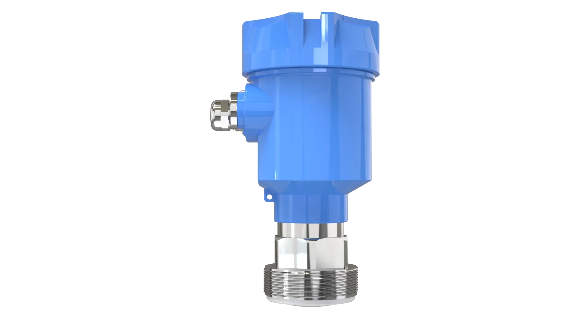 Transmitter pengukur level tangki air 4-20 mA, sensor ultrasonik, rs485