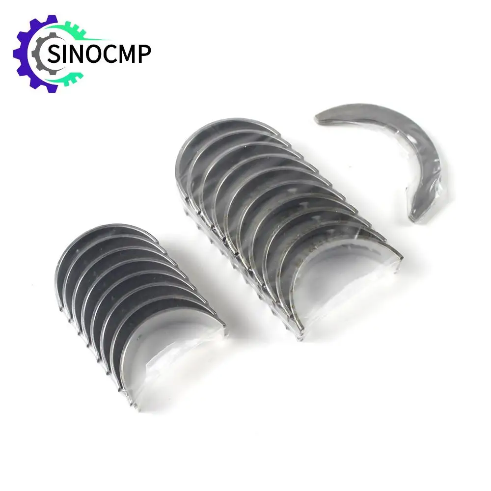 

Curved Connecting Rod Bearing Shell Kit W/Thrust Block For 2011-20 Hyundai Kia 2.0 2.4 G4KJ 2102025120 230602G411 2102025150