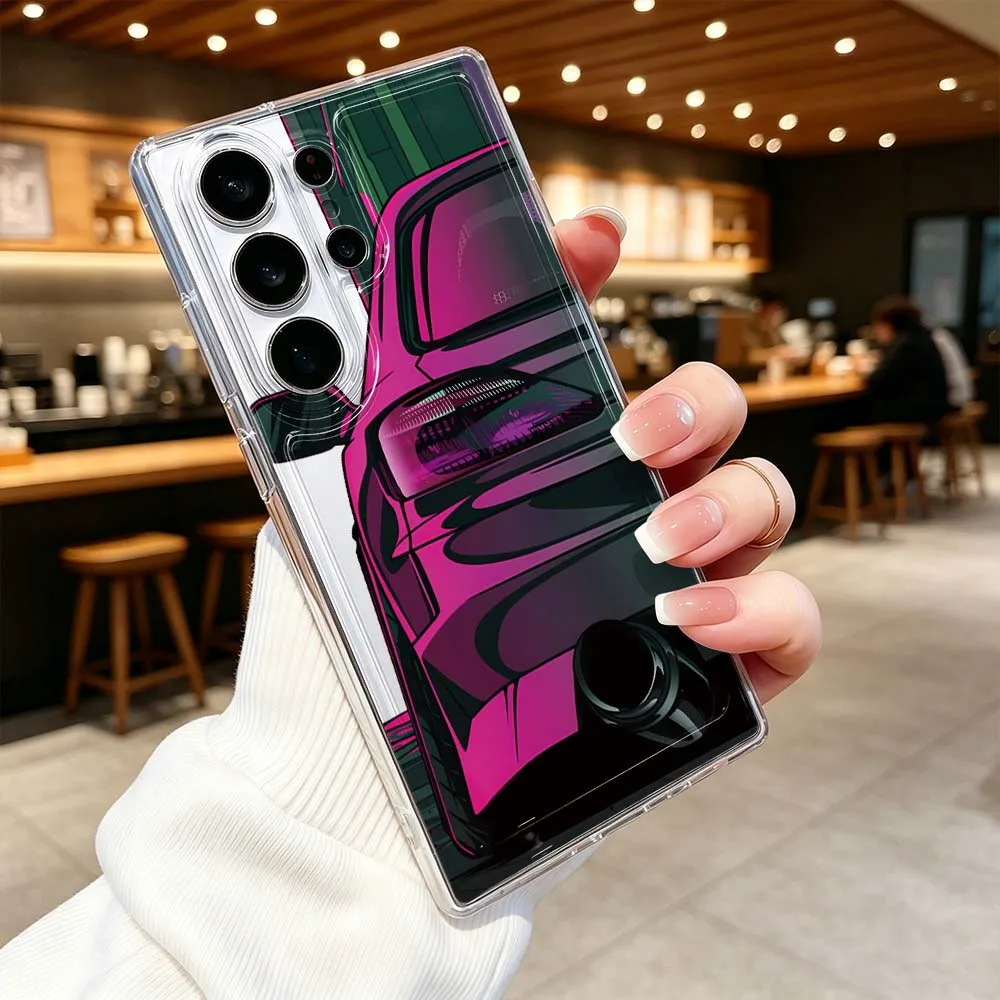 Luxury Sports Car Print  For Samsung Galaxy S26 S25 S24 S23 S22 S21 S20 Note 20 Ultra Plus FE A73 A52 A51 A23 A22 Phone Case