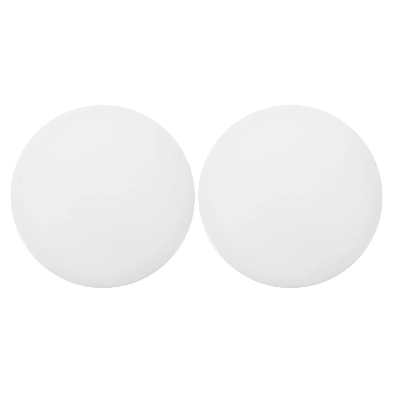 2Pcs Acrylic Ceiling Fan Lamp Cover White Quiet Airflow Diffuser Replacement Light Globe 6.7x1in Living Bedroom