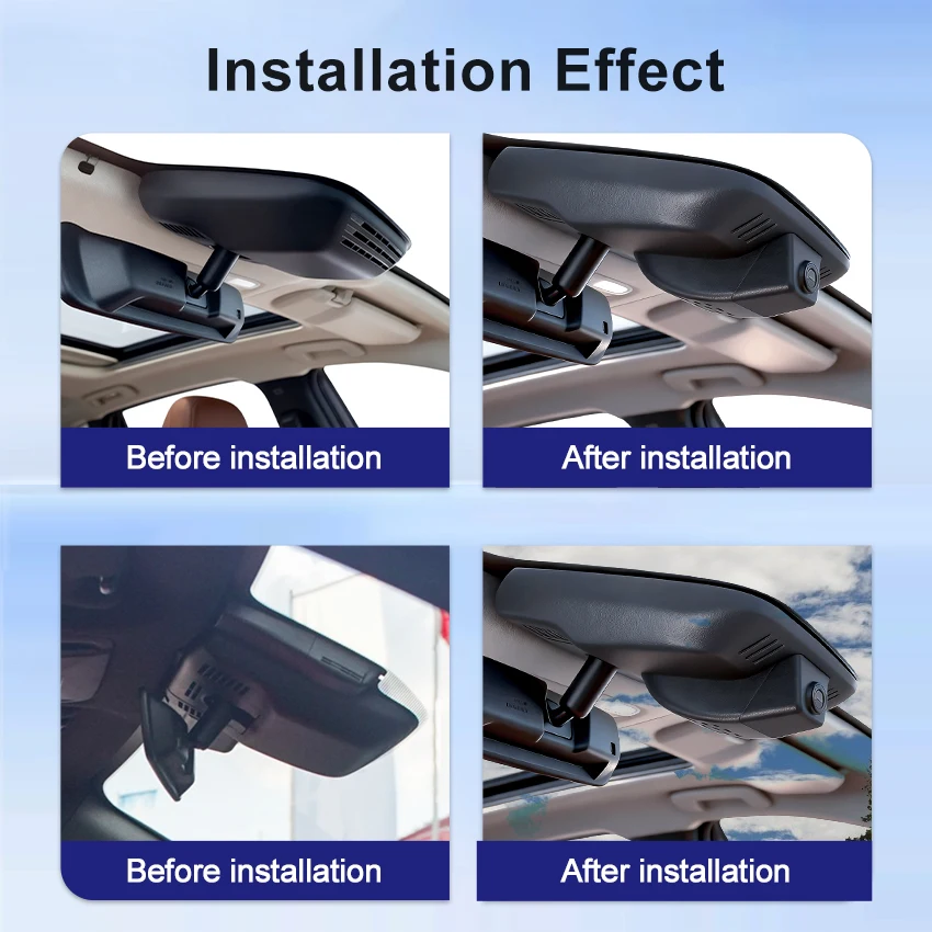 For Toyota Crown (16th Gen) 2023~2026 HD Dash Cam for Car Camera Recorder Dashcam WIFI Car Dvr Recording Devices Accessories