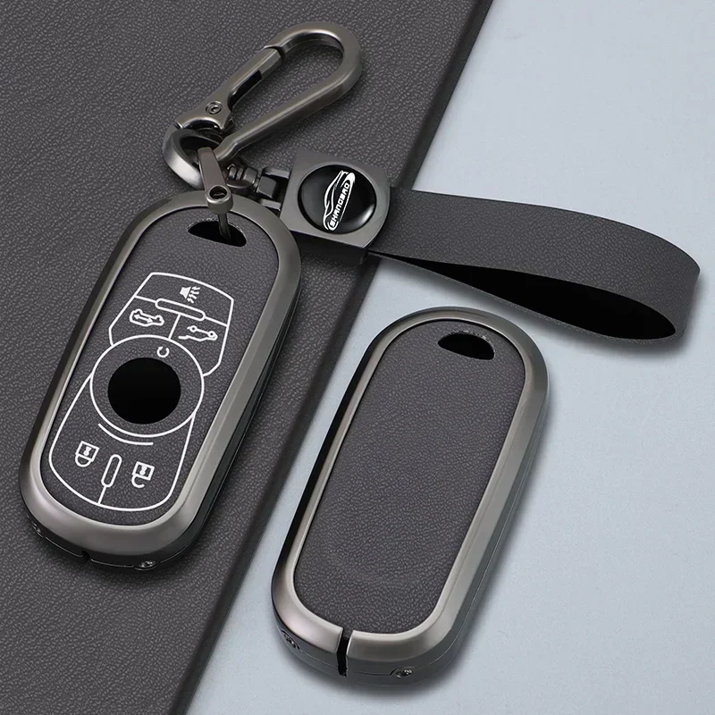 Zinc Alloy Car Key Case Cover Shell For Buick Envision Vervno Encore GS 20T 28T New LACROSSE Opel Astra K Keyless Protector Fob