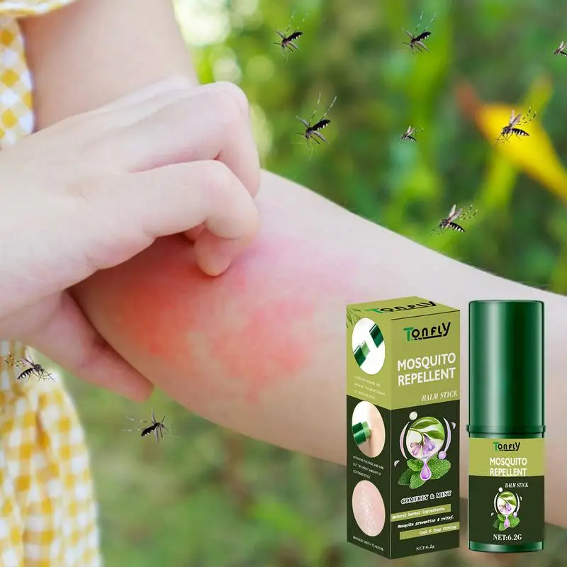 

Anti-Itch Balm Skin Body Care Easy Carry Travel Itch Stick Nature's Relief Long Lasting Protection For Patio Outdoor Home