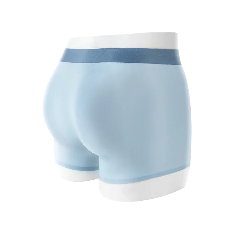 Bóxer deportivo para hombre, bragas de moda para hombre, bragas finas de seda helada, regalos para hombre, Boxers deportivos, pantalones cortos para hombre, calzoncillos tipo bóxer para hombre