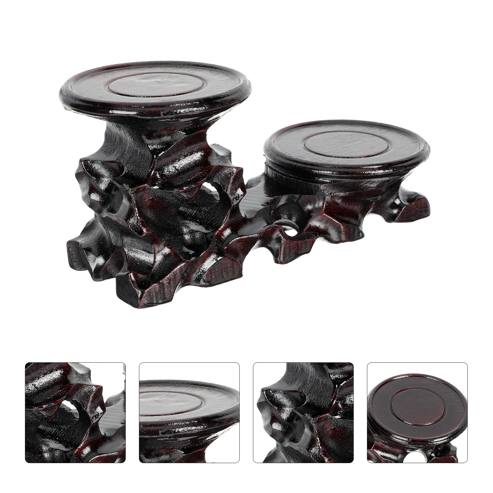 木製植木鉢ベース頑丈な植木鉢ホルダー屋内屋外シーン装飾品クリエイティブ台座スタンド植木鉢ホルダー