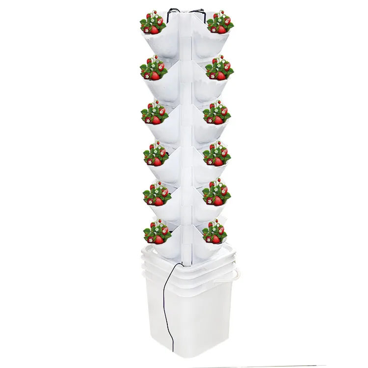 Home Real Vertical Planter system Hydroponic Vertical System for Strawberry