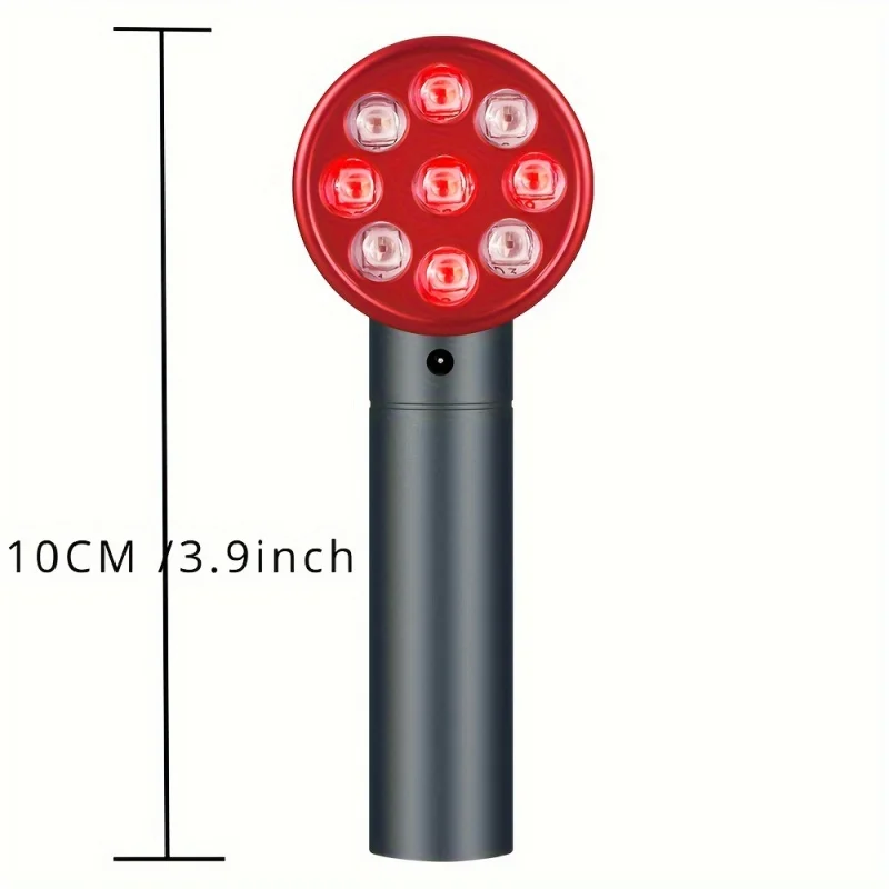 1pc Red Light Therapy Wand Powerful Portable Torch For Muscle Healing Promotion Inflammation