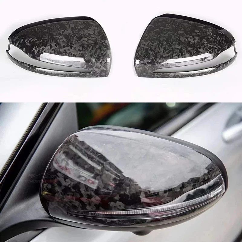 For Mercedes Benz GLE GLS G Class W464 G500 G450 Upgrade Shells Rearview Cap Carbon fiber rear view mirror case cover
