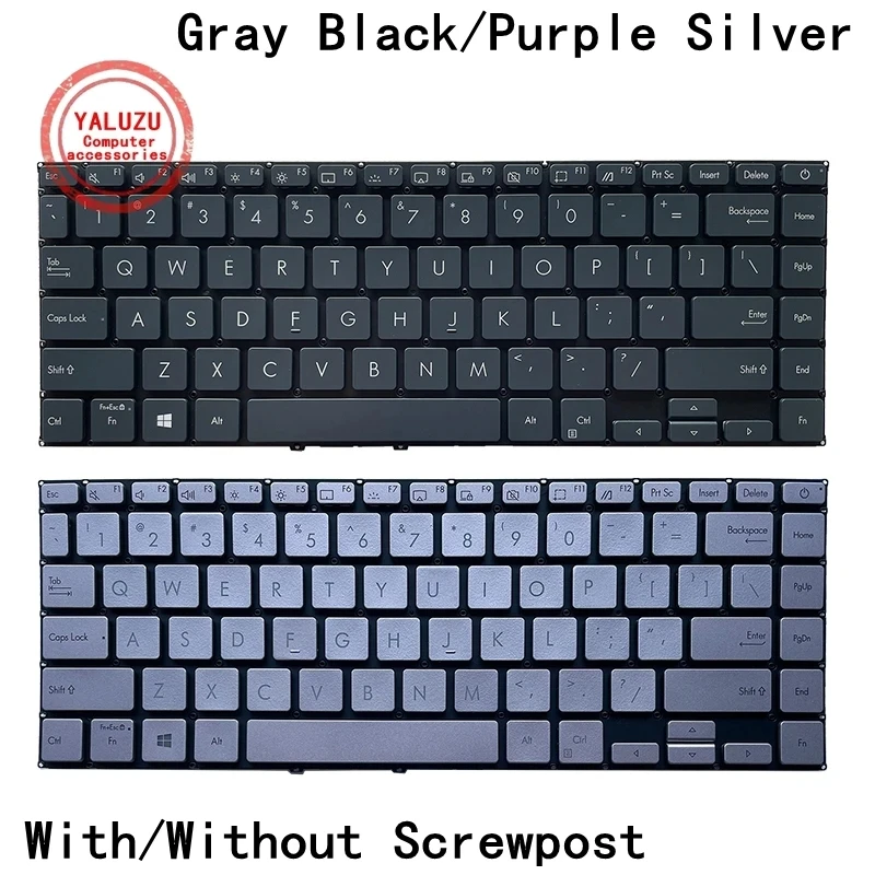 US English NEW Laptop Keyboard For ASUS ZenBook 14 UX435 UX435E UX435EGL UX435EAL U4800 U4800EGL