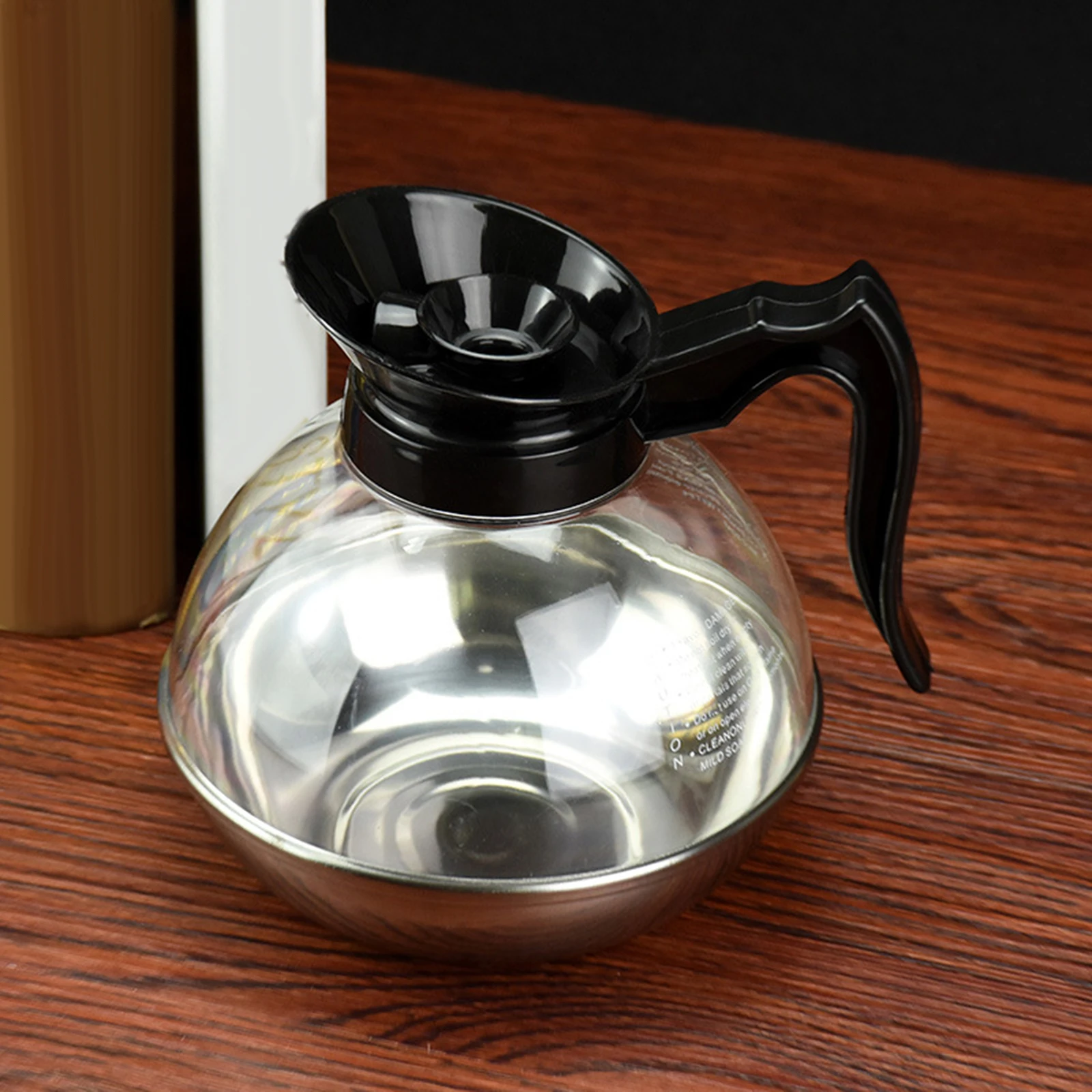 Coffee Decanter Pot Stainless Steel Coffee Kettle Induction Kettle Teapot Coffee Jug for Traveling Restaurant Camping Dormitory