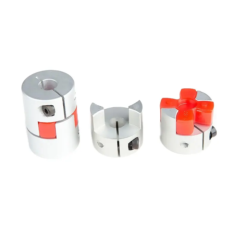1pc XB 14*22 2-Claw Coupler D14L22 Aluminium Plum Flexible Shaft Coupling Motor Connector Flexible Coupler For Motor Balll Screw