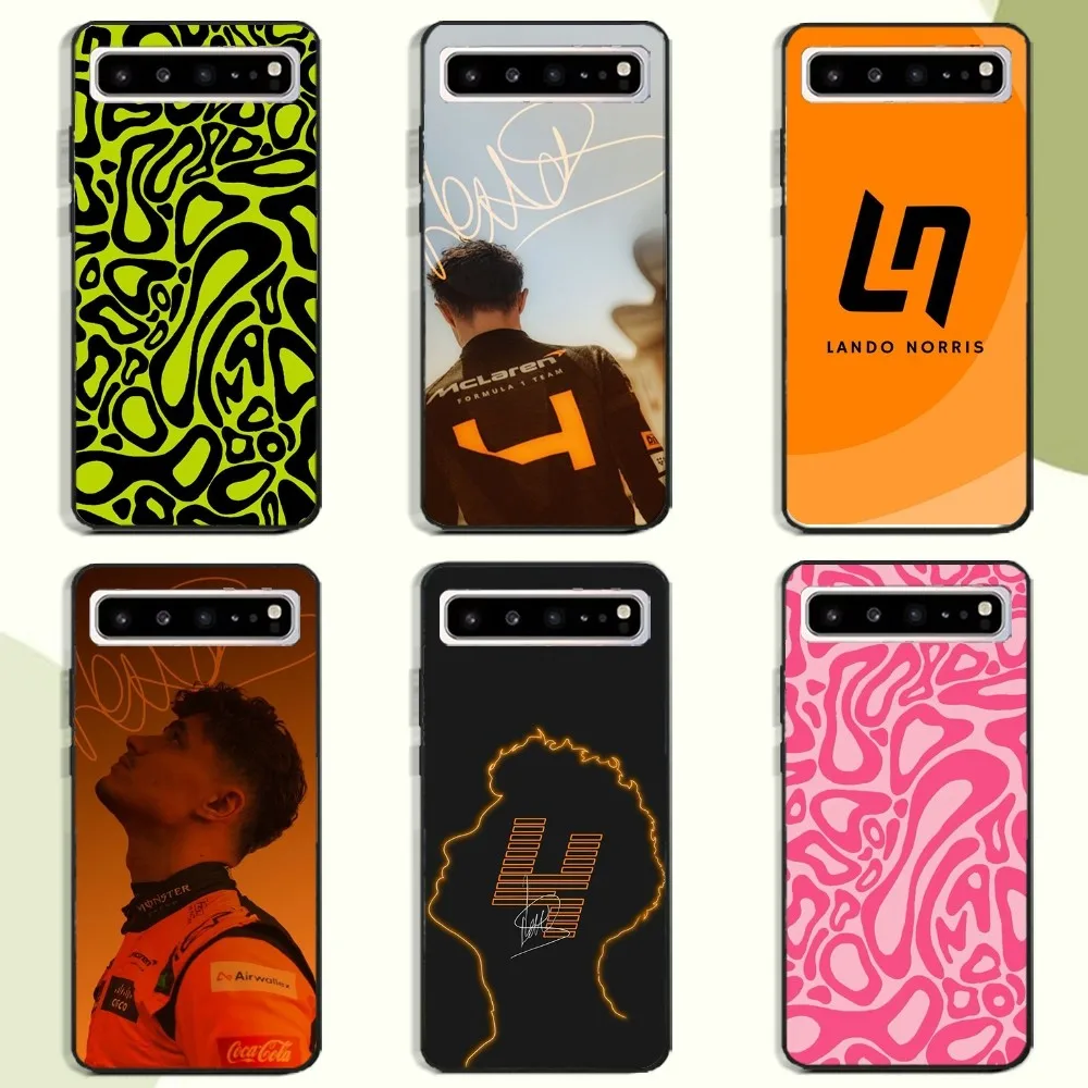 F1 Formula 1 L-Lando Norris Phone Case For Samsung Galaxy A52 A12 A51 S21 Edge S22ULTRA S23 S24 S20LITE Plus Ultra Black Cover