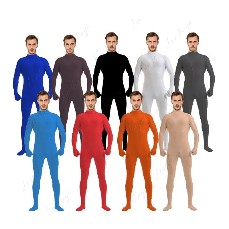 

Мужские колготки «все включено» с протекающей головой, полупакет, комбинезон, однотонная одежда, танцевальная одежда, одежда для выступлений на сцене