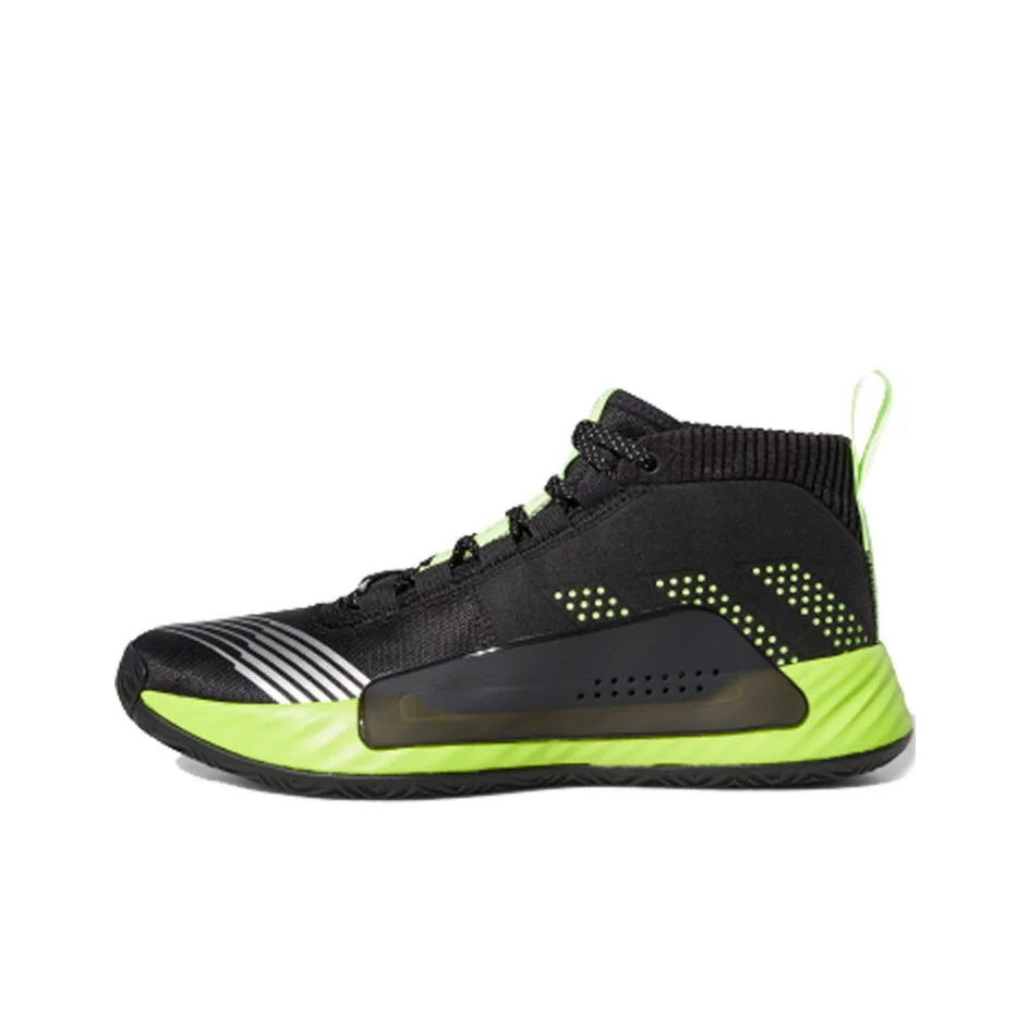 Zapatillas de Baloncesto Adidas STAR WARS para Hombre, de Media Altura, Negras/Verdes EH2457