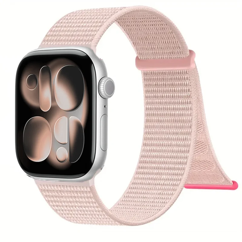 Bracelet à boucle en Nylon pour Apple Watch S11, 46mm 40mm 44mm 45mm 42mm 41mm, ceinture intelligente pour IWatch 49mm 11/10/9/8/7/6/SE/5/4